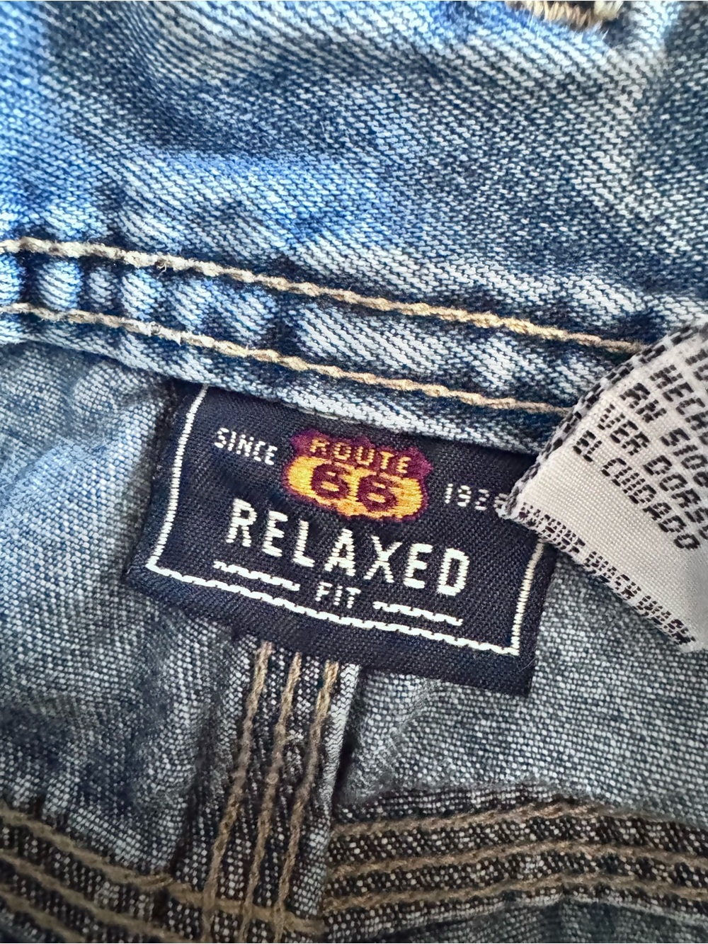 Vintage Women’s Route 66 Denim Cargo Shorts - Picture 8 of 9